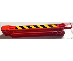 Technic, Gear Rack 1 x 14 x 2 Housing with Black and Yellow Danger Stripes Pattern 2 (Sticker) - Set 42070