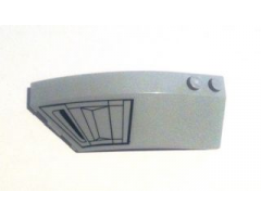 Wedge 8 x 3 x 2 Open Left with Air Intake Pattern (Sticker) - Set 6869