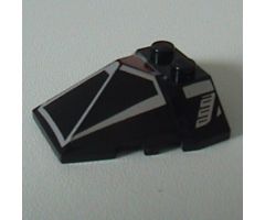 Wedge 4 x 4 Pyramid Center with Red / Silver Pattern
