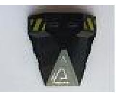 Wedge 4 x 4 Pyramid Center with Stripes and Exo-Force Circuitry Left Pattern C (Stickers) - Set 7702/7711