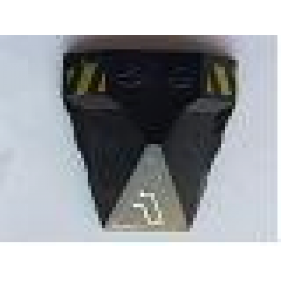 Wedge 4 x 4 Pyramid Center with Stripes and Exo-Force Circuitry Right Pattern D (Stickers) - Set 7702/7711