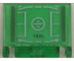 Minifigure, Utensil Book Cover with Head-up Display (HUD) Pattern