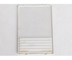 Glass for Window 1 x 4 x 5 with 5 White Stripes Pattern (Sticker) - Sets 1490 / 6380 / 6386 / 6393 / 6398