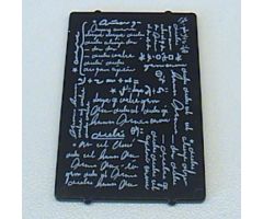 Glass for Window 1 x 4 x 5 with Classroom Blackboard Pattern