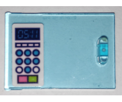 Container, Cupboard 2 x 3 x 2 Door with '05:11' and Microwave Keypad Pattern (Sticker) - Set 41340
