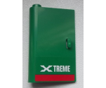 Door 1 x 3 x 4 Left - Open Between Top and Bottom Hinge with 'XTREME' Pattern (Sticker) - Set 60025