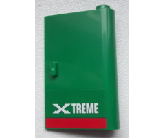 Door 1 x 3 x 4 Right - Open Between Top and Bottom Hinge with 'XTREME' Pattern (Sticker) - Set 60025