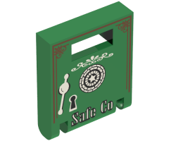 Container Box 2 x 2 x 2 Door with Slot and Safe with 'Safe Co' Pattern
