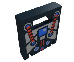 Container Box 2 x 2 x 2 Door with Slot and Spyrius Pattern