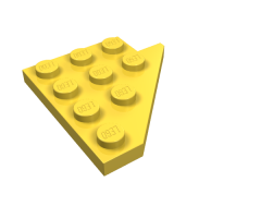 Wedge, Plate 4 x 4 Wing Left