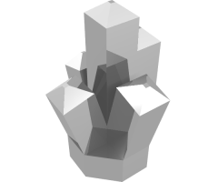 Rock 1 x 1 Crystal 5 Point