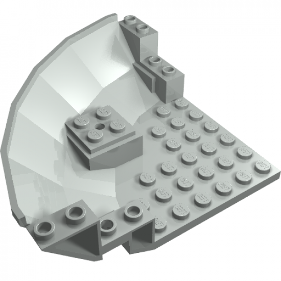 Panel 10 x 10 x 2 1/3 Quarter Saucer Base