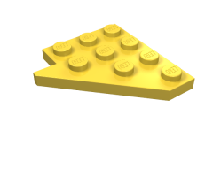 Wedge, Plate 4 x 4 Wing Right