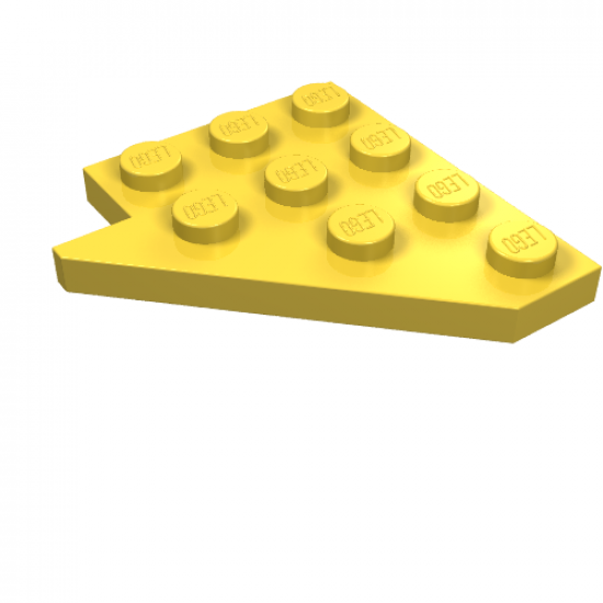 Wedge, Plate 4 x 4 Wing Right