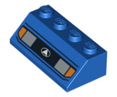 Slope 45 2 x 4 with Headlights 1 Pattern