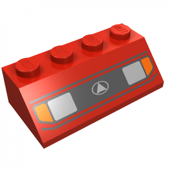 Slope 45 2 x 4 with Headlights 1 Pattern