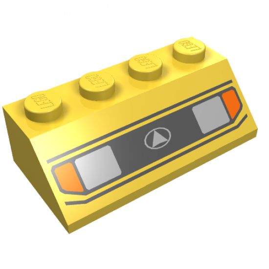 Slope 45 2 x 4 with Headlights 1 Pattern