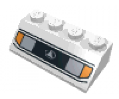Slope 45 2 x 4 with Headlights 1 Pattern