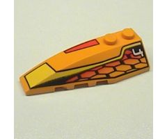 Wedge 6 x 2 Left with Racer Hot Scorcher 4 Pattern