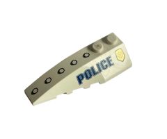 Wedge 6 x 2 Left with Police World City Pattern