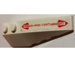 Wedge 6 x 2 Right with 'PRISON-POD CONTAINMENT' Pattern (Sticker) - Set 5973