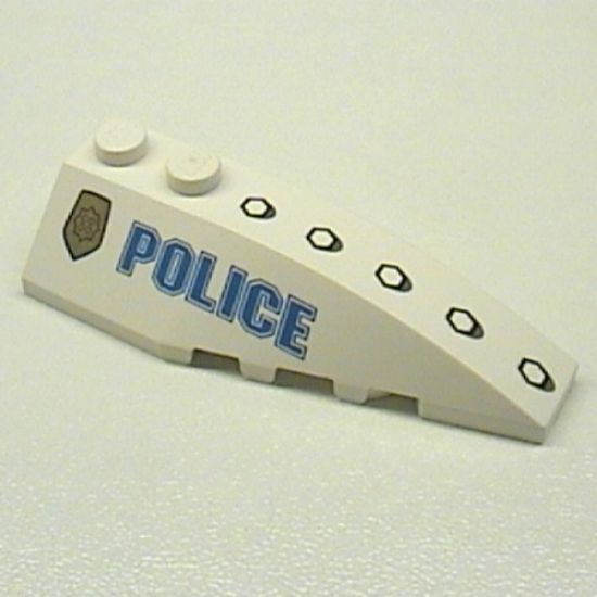 Wedge 6 x 2 Right with Police World City Pattern