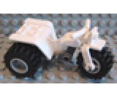 Riding Cycle Tricycle with Dark Bluish Gray Chassis & Light Bluish Gray Wheels