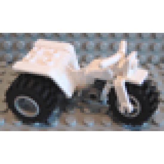 Riding Cycle Tricycle with Dark Bluish Gray Chassis & Light Bluish Gray Wheels