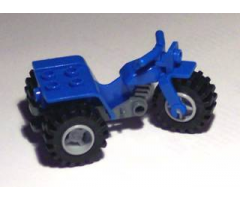 Riding Cycle Tricycle with Dark Bluish Gray Chassis & Light Bluish Gray Wheels