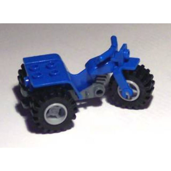 Riding Cycle Tricycle with Dark Bluish Gray Chassis & Light Bluish Gray Wheels