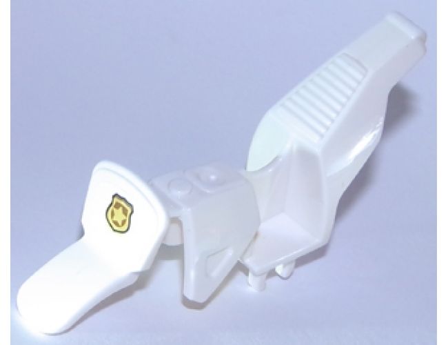 Riding Cycle Motorcycle Fairing, Dirt Bike with Gold Badge Pattern (Sticker) - Set 60137