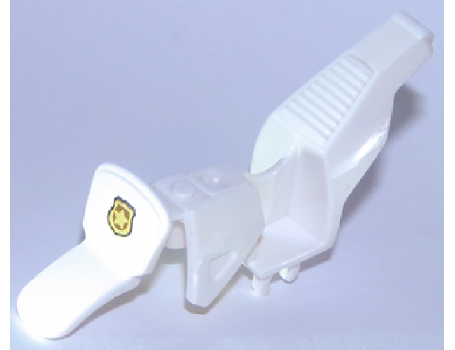 Riding Cycle Motorcycle Fairing, Dirt Bike with Gold Badge Pattern (Sticker) - Set 60137