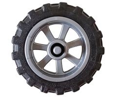 Wheel & Tire Assembly 15mm D. x 6mm City Motorcycle with Black Tire 21mm D. x 6mm City Motorcycle (50862 / 50861)