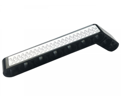 Technic, Liftarm Thick Bent 1 x 9 (7 - 3) with Silver Tread Plate Pattern (Sticker) - Set 42108