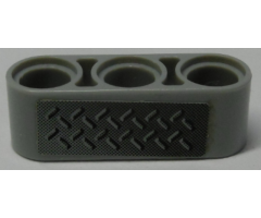 Technic, Liftarm 1 x 3 Thick with Tread Plate Pattern (Sticker) - Set 42009