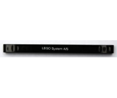 Technic, Liftarm 1 x 13 Thick with 'LEGO System A/S' Pattern (Sticker) - Set 8110