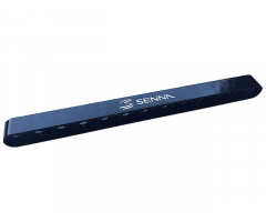 Technic, Liftarm 1 x 13 Thick with Silver Logo 'SENNA' Pattern (Sticker) - Set 42123