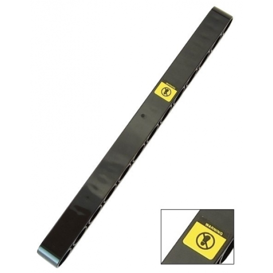 Technic, Liftarm 1 x 13 Thick with Yellow 'WARNING' and Black and Yellow Warning Sign Pattern (Sticker) - Set 42030