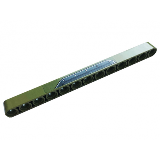 Technic, Liftarm 1 x 13 Thick with Door Plate with Rivets Pattern Model Right Side (Sticker) - Set 42110