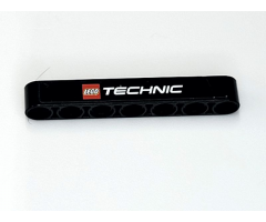 Technic, Liftarm Thick 1 x 7 with LEGO TECHNIC Logo Pattern (Sticker) - Set 42009