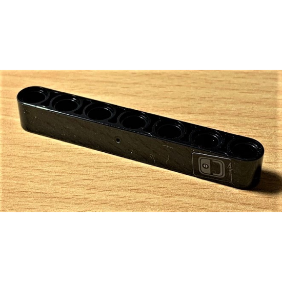 Technic, Liftarm 1 x 7 Thick with Dark Bluish Gray Door Handle Pattern (Sticker) - Set 42078