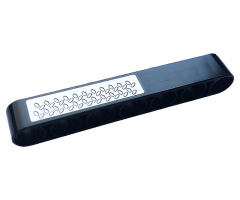 Technic, Liftarm Thick 1 x 7 with Silver Tread Plate Pattern (Sticker) - Set 42108