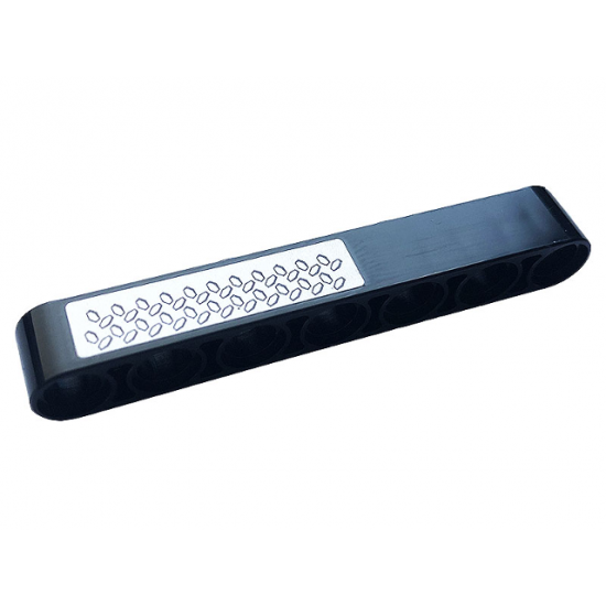 Technic, Liftarm Thick 1 x 7 with Silver Tread Plate Pattern (Sticker) - Set 42108