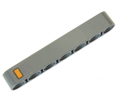 Technic, Liftarm 1 x 7 Thick with Orange Reflector Pattern (Sticker) - Set 42054