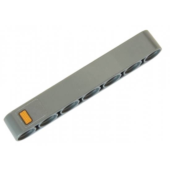 Technic, Liftarm 1 x 7 Thick with Orange Reflector Pattern (Sticker) - Set 42054