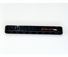 Technic, Liftarm Thick 1 x 9 with Red Broken Double Arrow and White Hook with String Pattern (Sticker) - Set 42069
