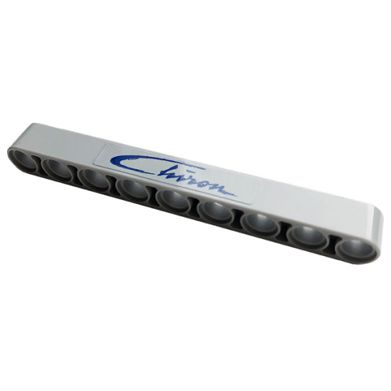 Technic, Liftarm Thick 1 x 9 with Dark Blue 'Chiron' Pattern (Sticker) - Set 42083