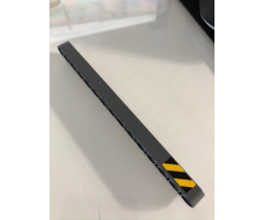 Technic, Liftarm 1 x 15 Thick with Black and Yellow Danger Stripes Pattern Model Right Side (Sticker) - Set 42098