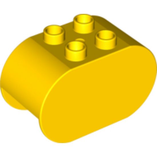 Duplo, Brick 2 x 4 x 2 Rounded Ends