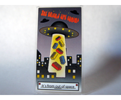 Glass for Window 1 x 4 x 6 with 'The Bricks are Coming' Movie Poster Pattern (Sticker) - Set 10184